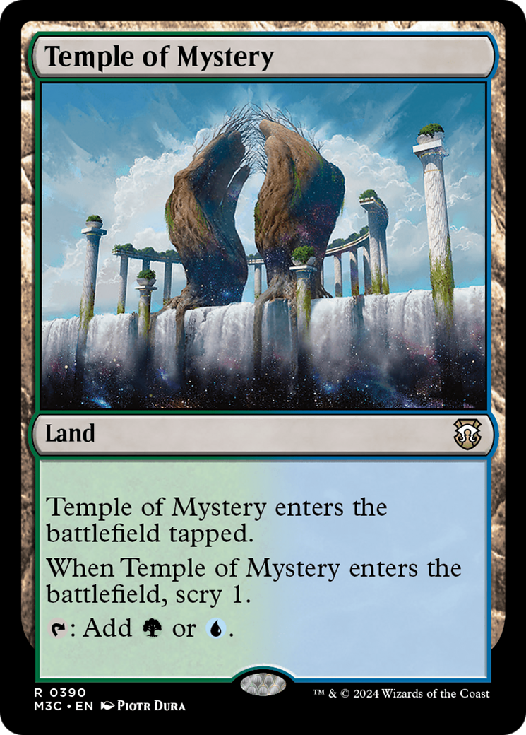 Temple of Mystery (Ripple Foil) [Modern Horizons 3 Commander] | RetroPlay Games