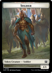 Soldier // Insect Double-Sided Token [March of the Machine Commander Tokens] | RetroPlay Games