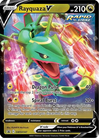 Rayquaza V (SWSH147) [Sword & Shield: Black Star Promos] | RetroPlay Games