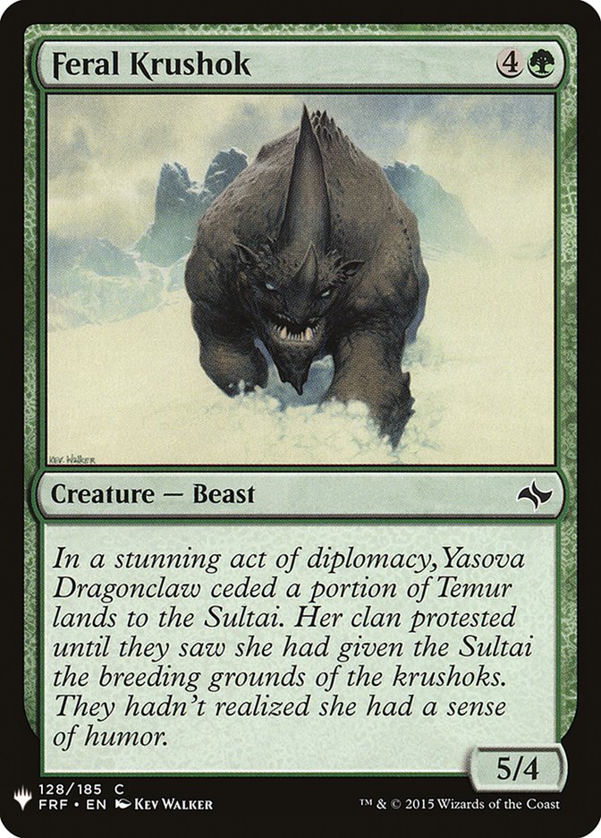 Feral Krushok [Mystery Booster] | RetroPlay Games