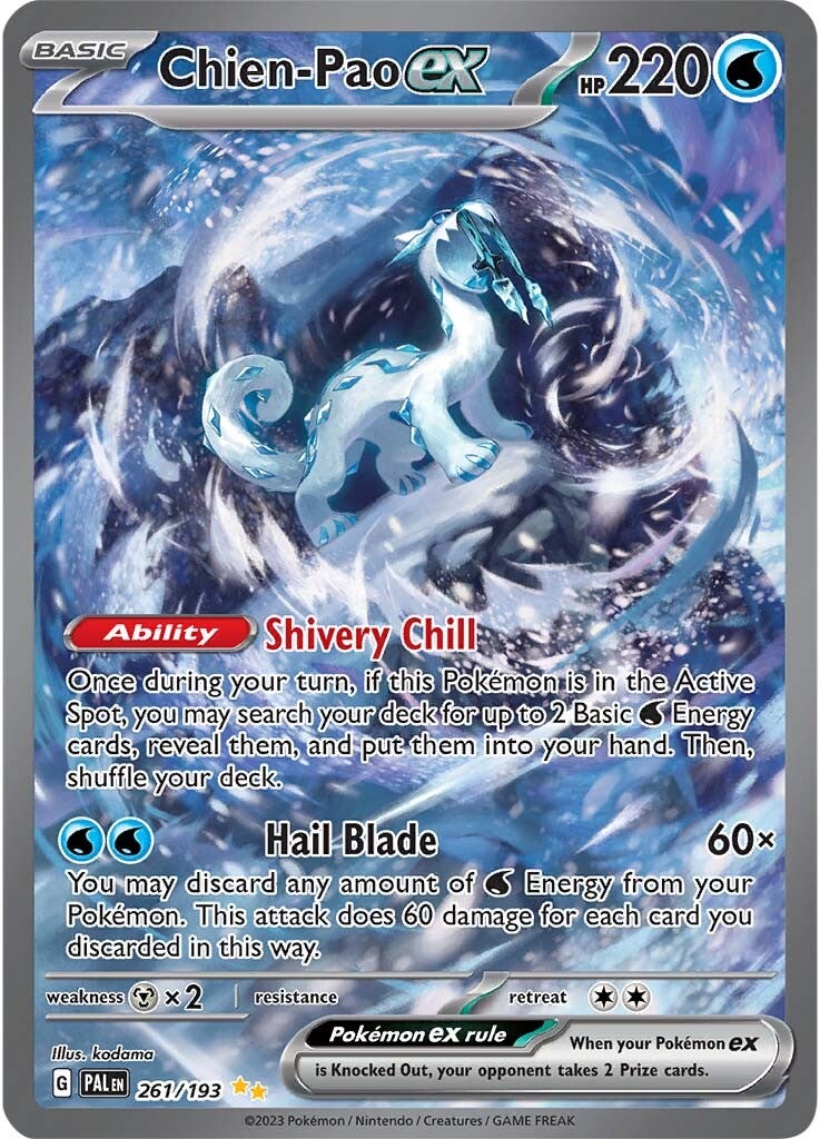 Chien-Pao ex (261/193) [Scarlet & Violet: Paldea Evolved] | RetroPlay Games