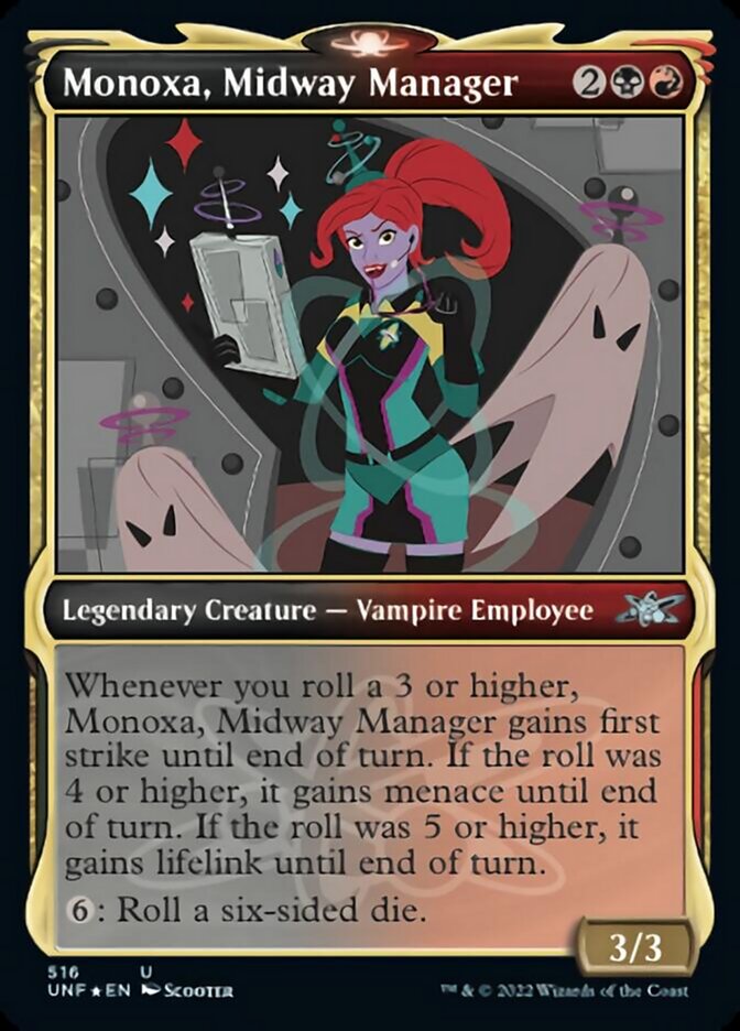 Monoxa, Midway Manager (Showcase) (Galaxy Foil) [Unfinity] | RetroPlay Games