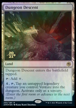 Dungeon Descent [Dungeons & Dragons: Adventures in the Forgotten Realms Prerelease Promos] | RetroPlay Games