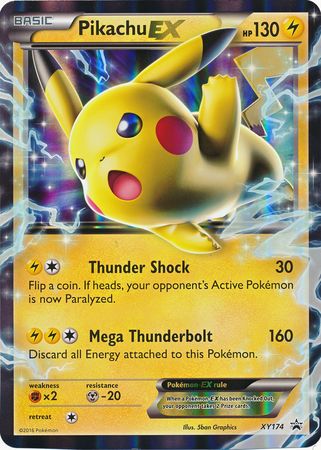 Pikachu EX (XY174) (Jumbo Card) [XY: Black Star Promos] | RetroPlay Games