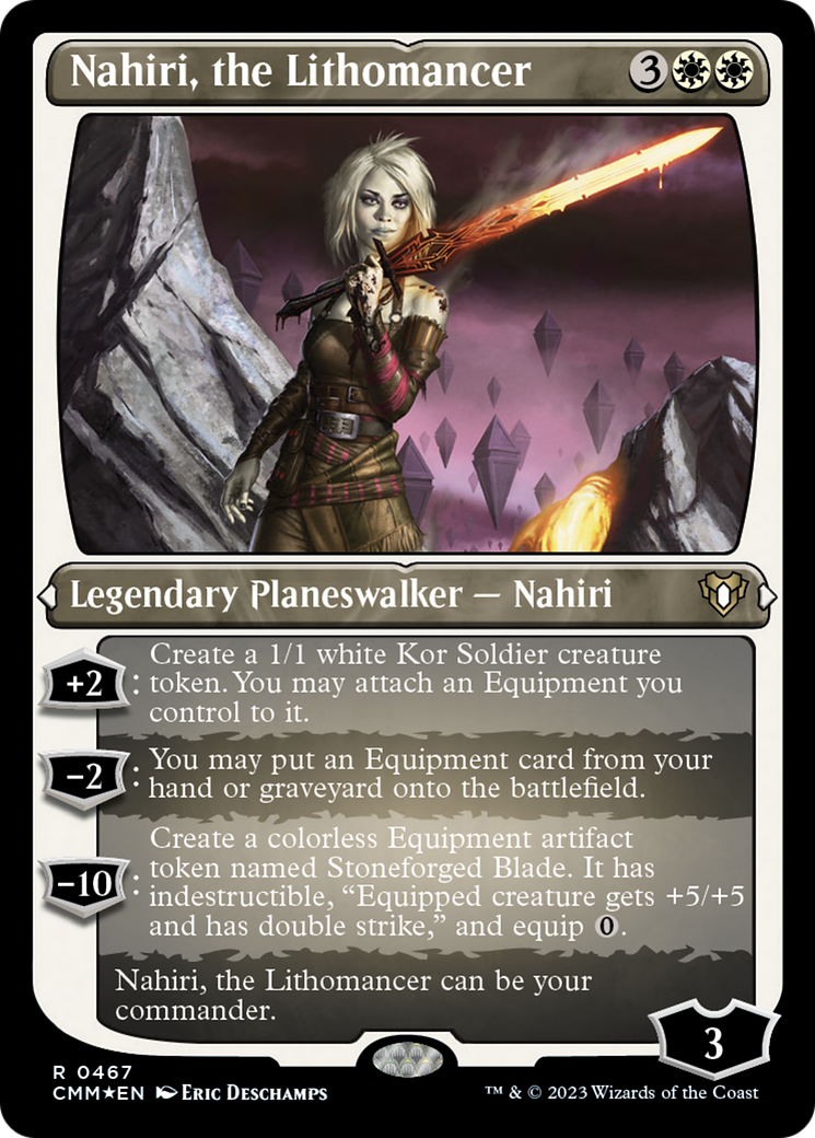 Nahiri, the Lithomancer (Foil Etched) [Commander Masters] | RetroPlay Games