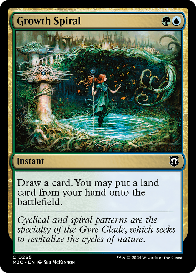 Growth Spiral (Ripple Foil) [Modern Horizons 3 Commander] | RetroPlay Games