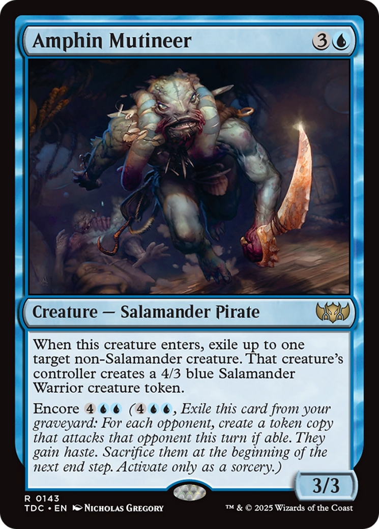 Amphin Mutineer [Tarkir: Dragonstorm Commander] | RetroPlay Games