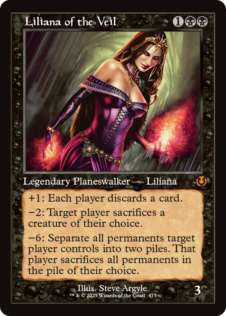 Liliana of the Veil (Retro Frame) [Innistrad Remastered] | RetroPlay Games