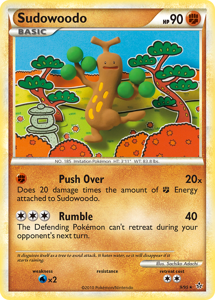 Sudowoodo (9/95) [HeartGold & SoulSilver: Unleashed] | RetroPlay Games