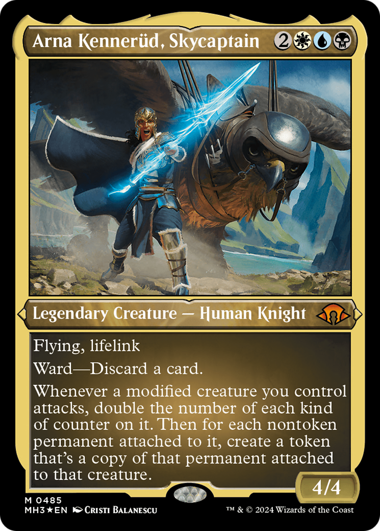 Arna Kennerud, Skycaptain (Foil Etched) [Modern Horizons 3] | RetroPlay Games