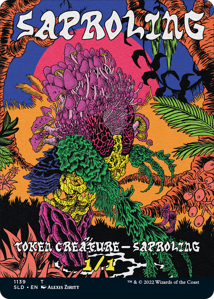 Saproling Token (Borderless) [Secret Lair Drop Series] | RetroPlay Games