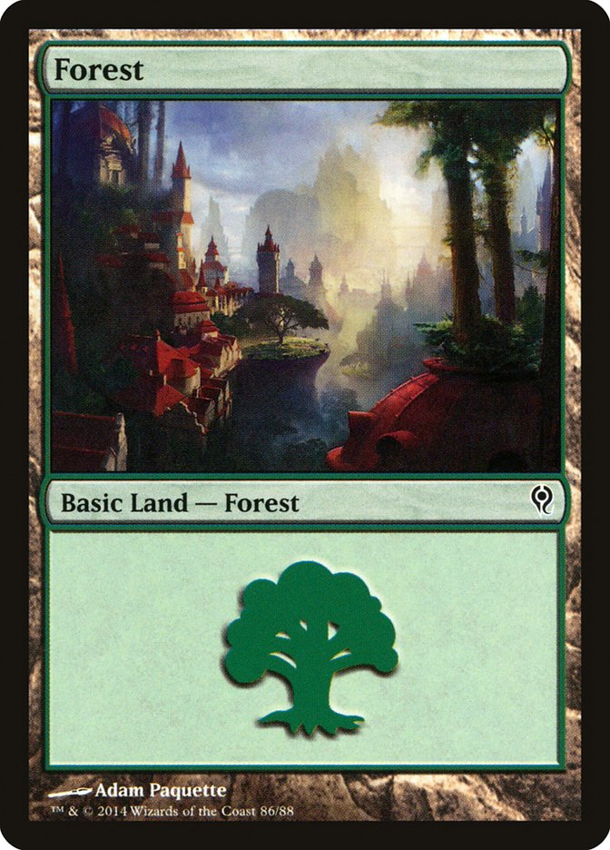 Forest (86) [Duel Decks: Jace vs. Vraska] | RetroPlay Games