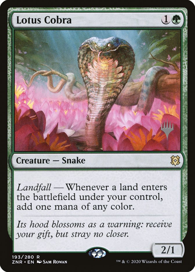 Lotus Cobra (Promo Pack) [Zendikar Rising Promos] | RetroPlay Games