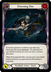 Drowning Dire (Yellow) [EVR111] (Everfest)  1st Edition Rainbow Foil | RetroPlay Games