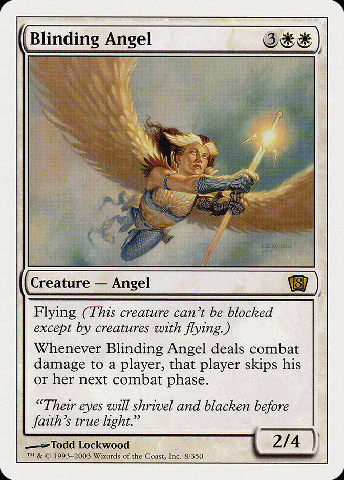 Blinding Angel (8th Edition) [Oversize Cards] | RetroPlay Games