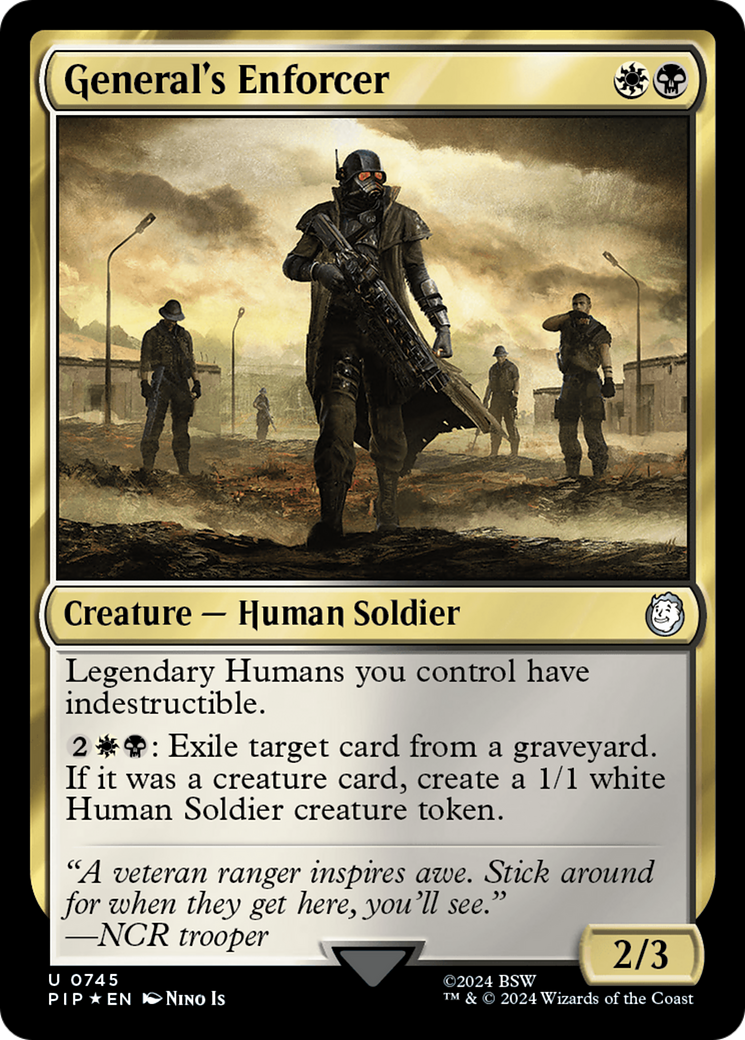 General's Enforcer (Surge Foil) [Fallout] | RetroPlay Games