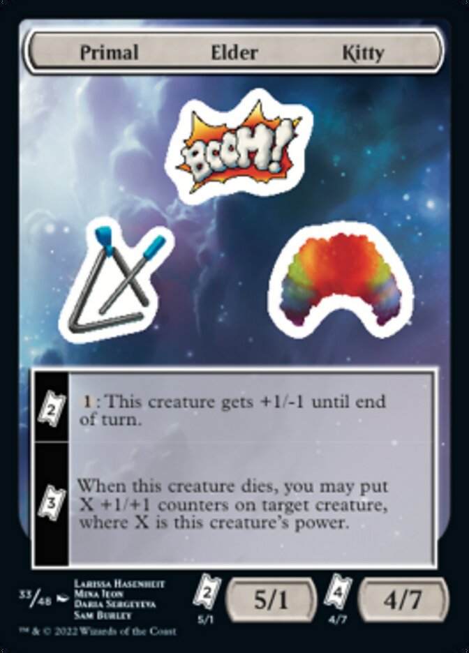 Primal Elder Kitty [Unfinity Stickers] | RetroPlay Games