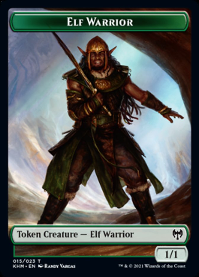 Elf Warrior Token [Kaldheim Tokens] | RetroPlay Games