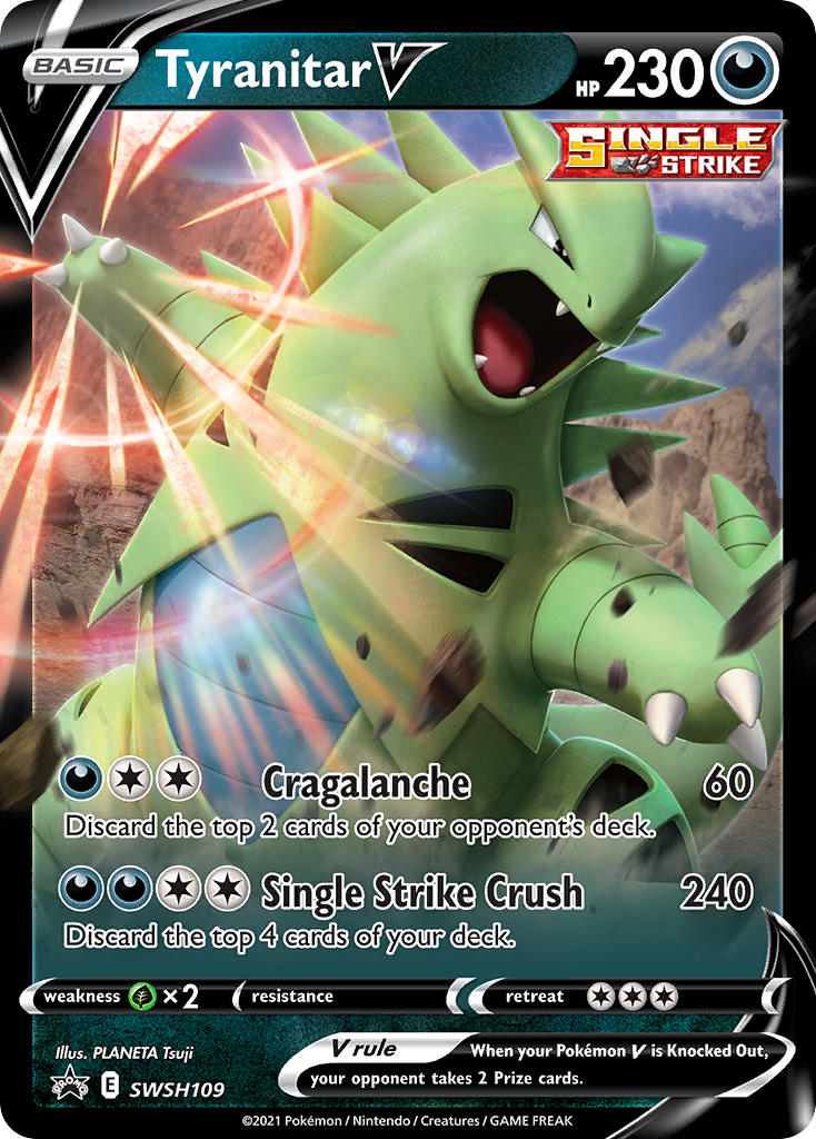 Tyranitar V (SWSH109) [Sword & Shield: Black Star Promos] | RetroPlay Games