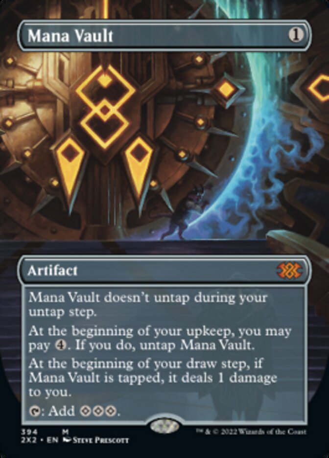 Mana Vault (Borderless Alternate Art) [Double Masters 2022] | RetroPlay Games