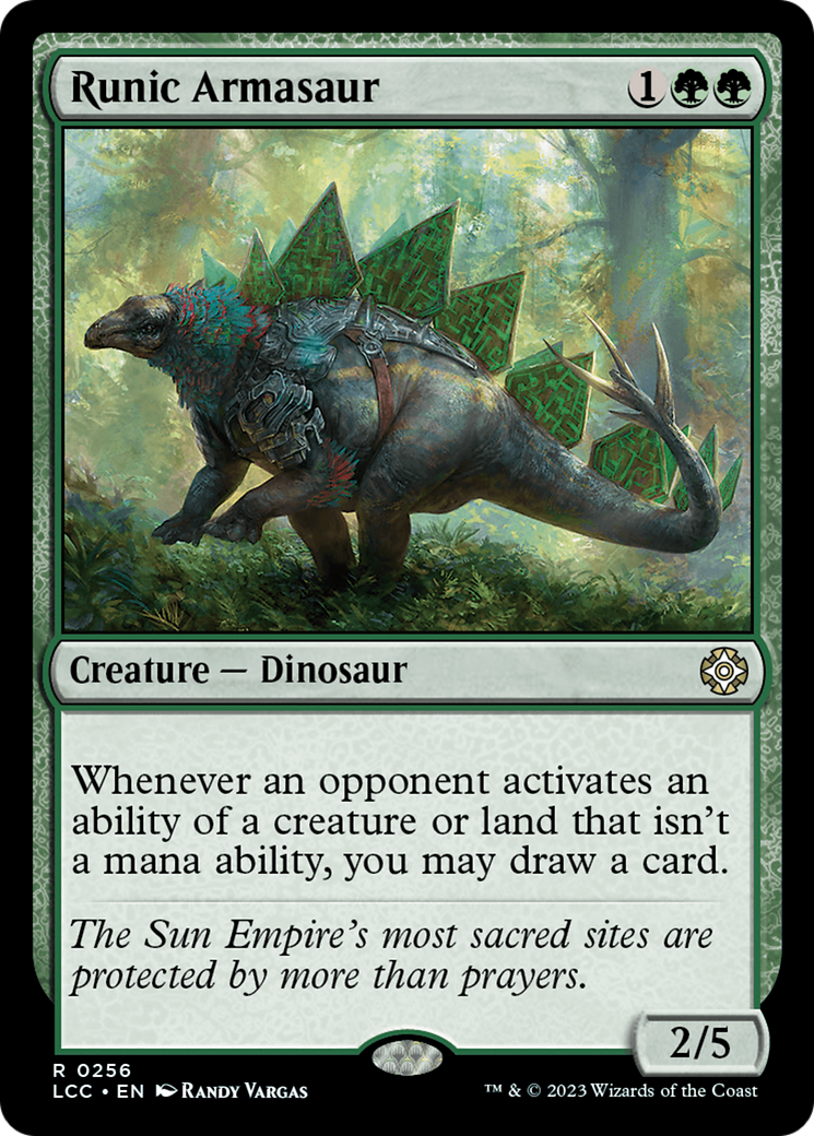 Runic Armasaur [The Lost Caverns of Ixalan Commander] | RetroPlay Games