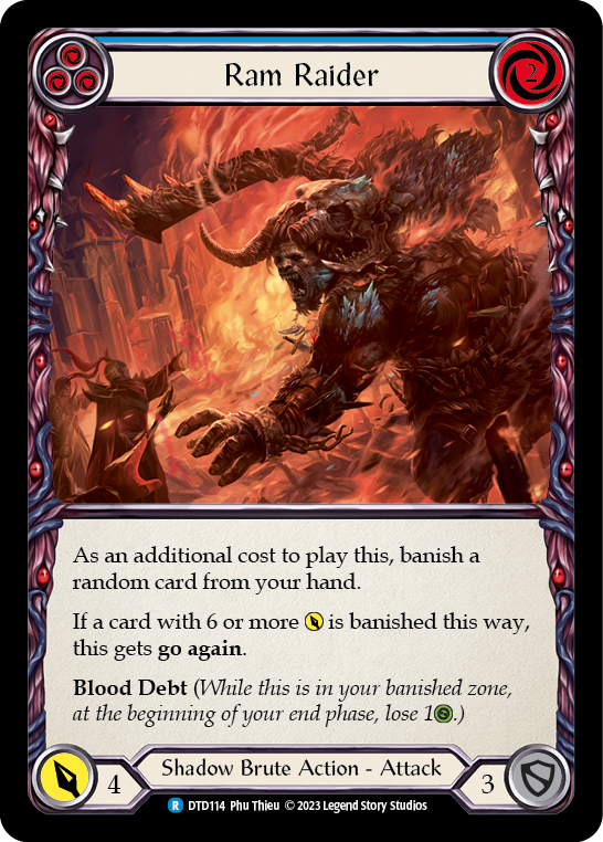 Ram Raider (Blue) [DTD114] (Dusk Till Dawn)  Rainbow Foil | RetroPlay Games