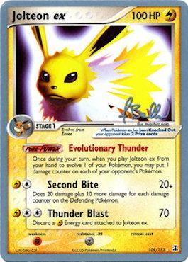 Jolteon ex (109/113) (Eeveelutions - Jimmy Ballard) [World Championships 2006] | RetroPlay Games