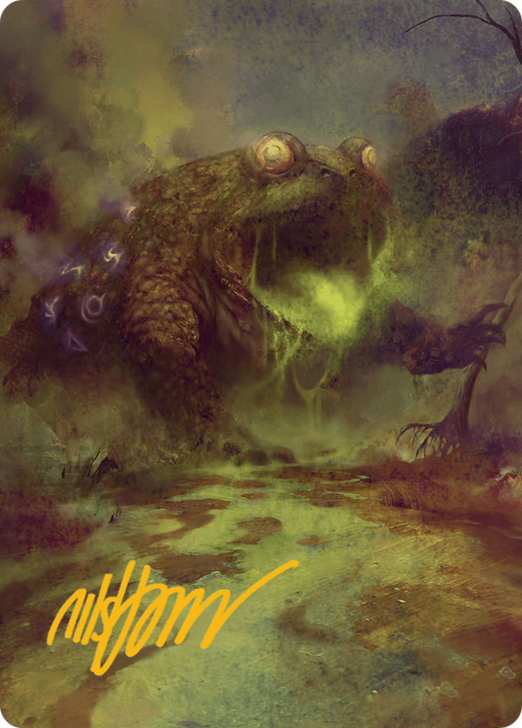 The Gitrog Monster Art Card (Gold-Stamped Signature) [Bloomburrow Art Series] | RetroPlay Games