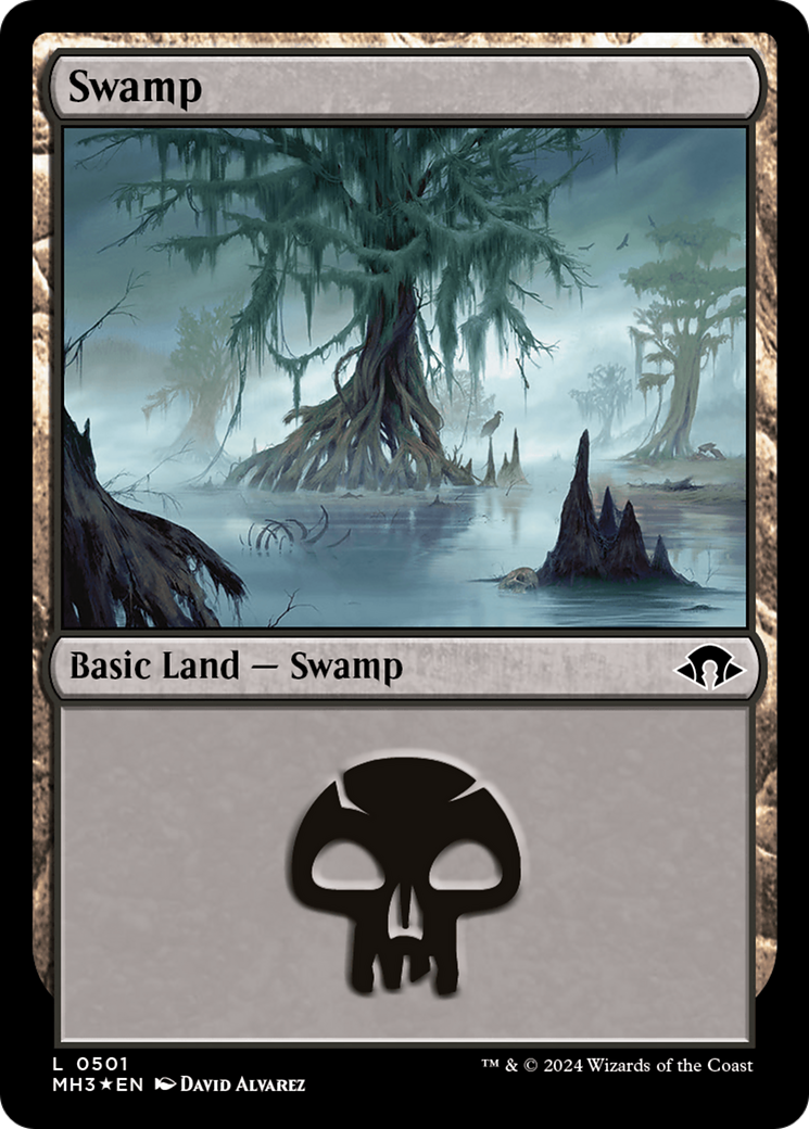 Swamp (0501) (Ripple Foil) [Modern Horizons 3] | RetroPlay Games