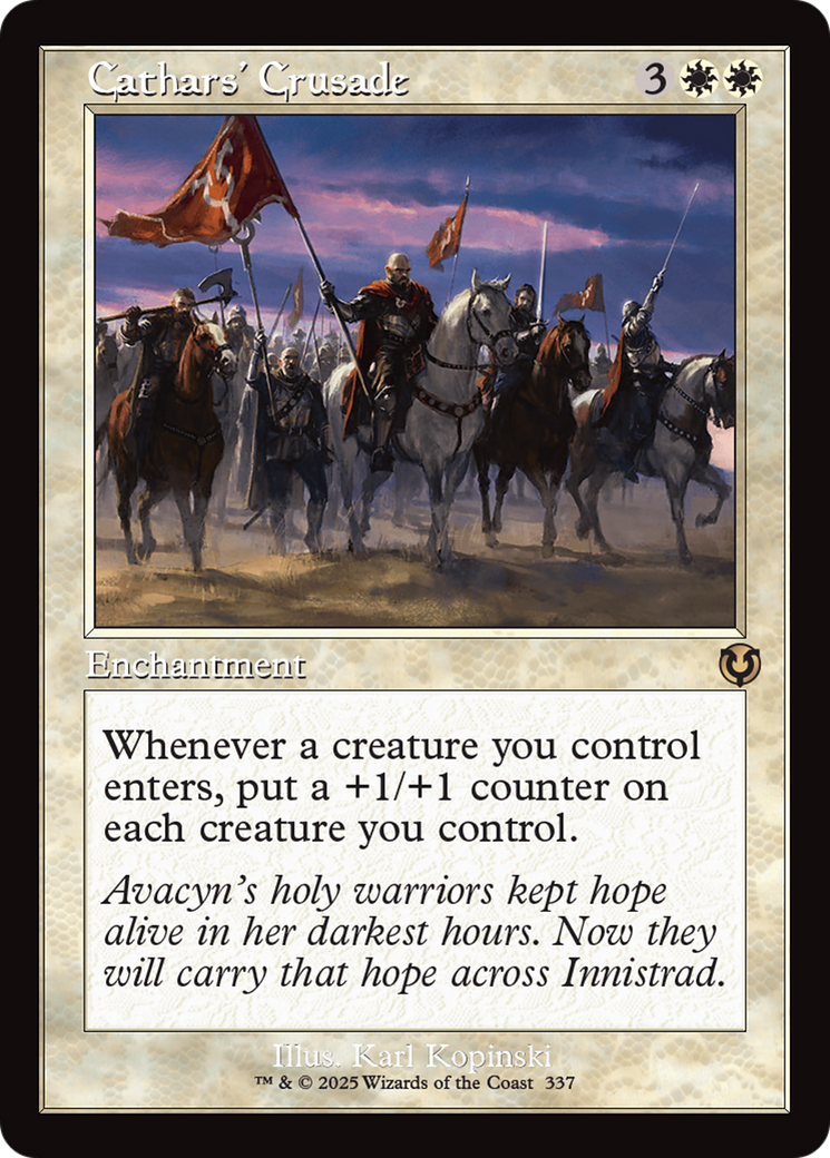 Cathars' Crusade (Retro Frame) [Innistrad Remastered] | RetroPlay Games
