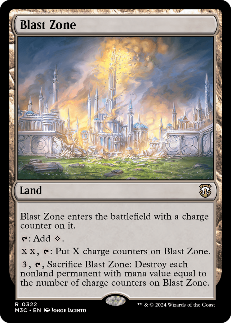 Blast Zone (Ripple Foil) [Modern Horizons 3 Commander] | RetroPlay Games