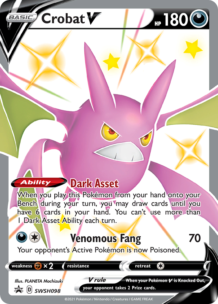 Crobat V (SWSH098) [Sword & Shield: Black Star Promos] | RetroPlay Games