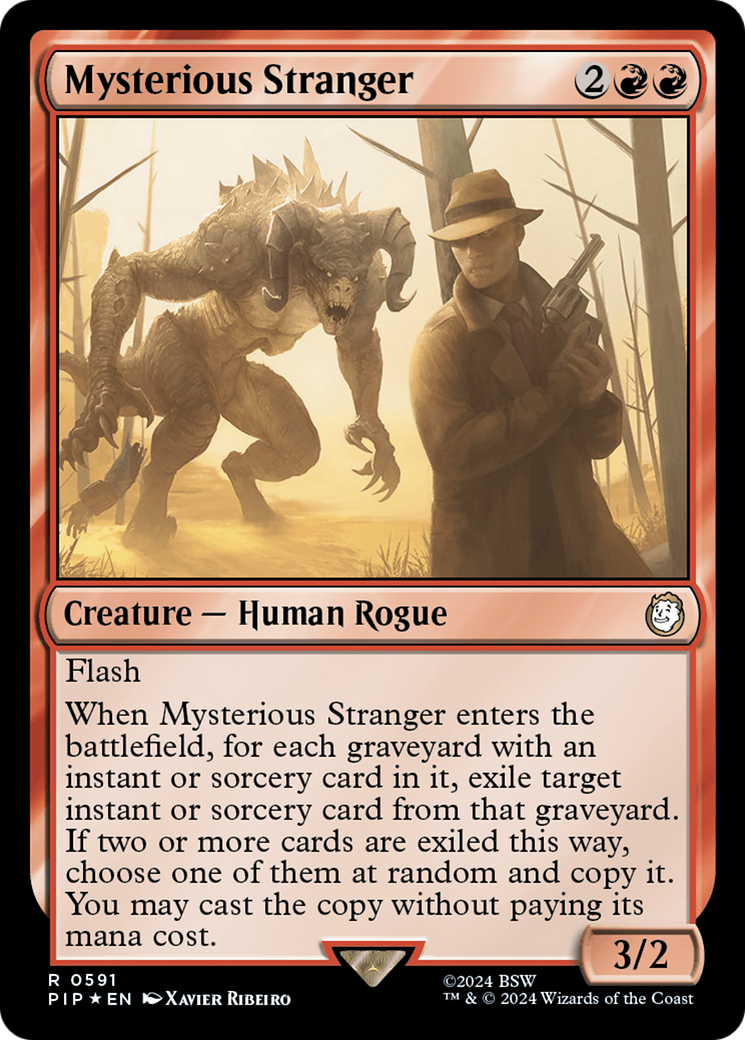 Mysterious Stranger (Surge Foil) [Fallout] | RetroPlay Games