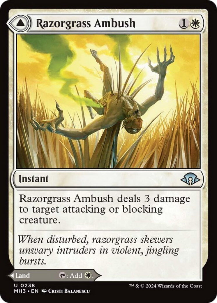 Razorgrass Ambush // Razorgrass Field [Modern Horizons 3] | RetroPlay Games