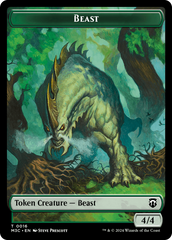 Beast (0016) // Copy Double-Sided Token [Modern Horizons 3 Commander Tokens] | RetroPlay Games