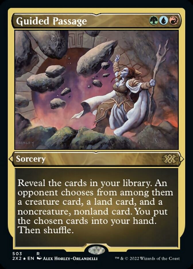 Guided Passage (Foil Etched) [Double Masters 2022] | RetroPlay Games