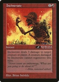 Incinerate (Oversized) [Oversize Cards] | RetroPlay Games