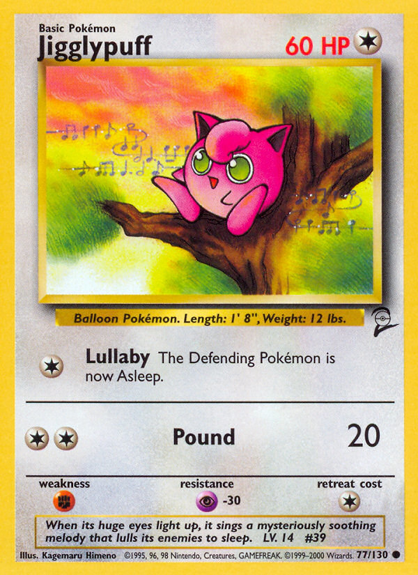 Jigglypuff (77/130) [Base Set 2] | RetroPlay Games