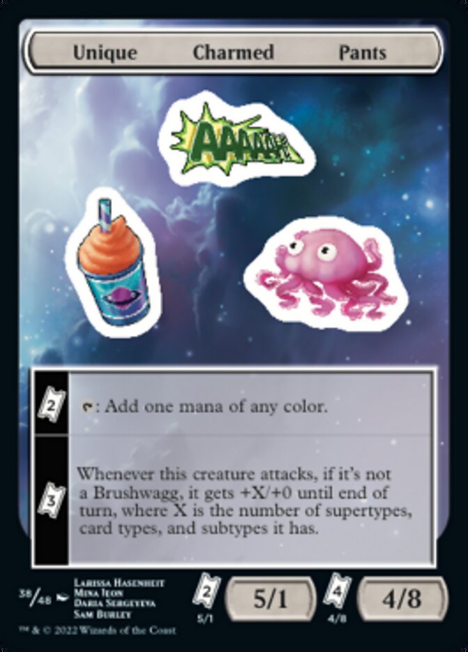 Unique Charmed Pants [Unfinity Stickers] | RetroPlay Games