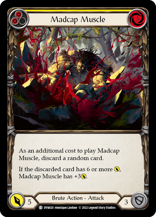 Madcap Muscle (Yellow) [DYN020] (Dynasty)  Rainbow Foil | RetroPlay Games