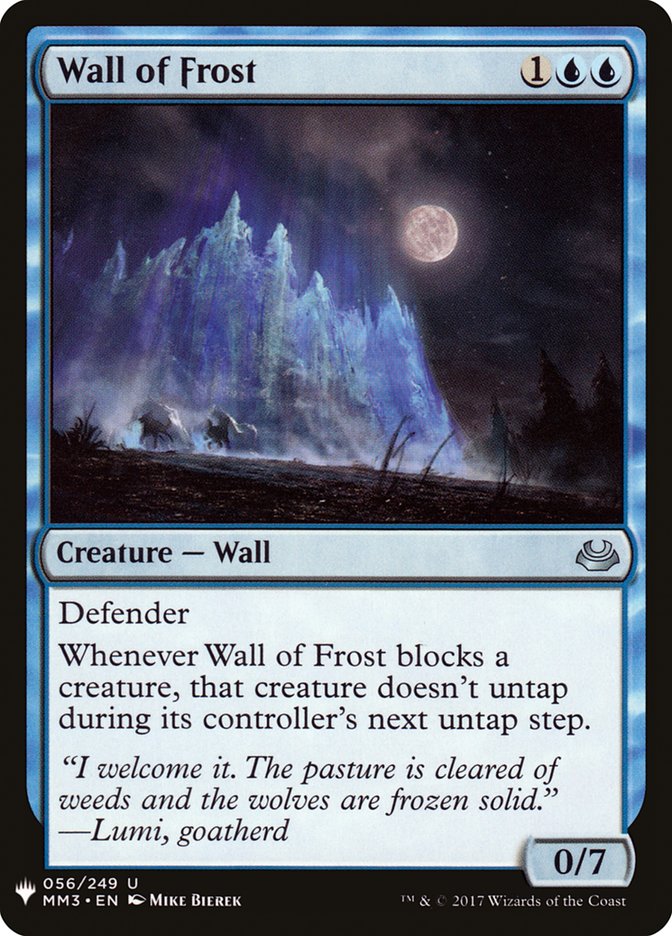 Wall of Frost [Mystery Booster] | RetroPlay Games