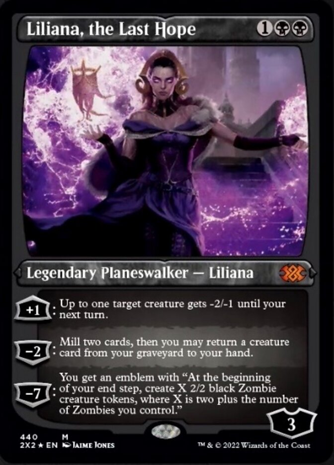 Liliana, the Last Hope (Foil Etched) [Double Masters 2022] | RetroPlay Games