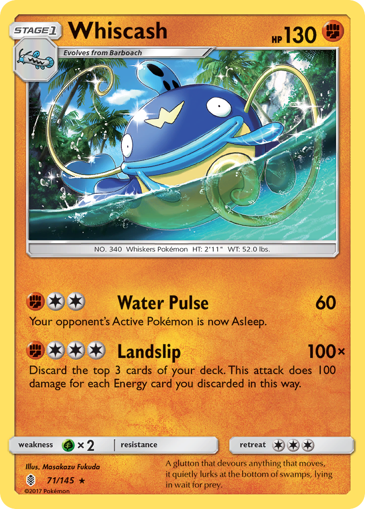 Whiscash (71/145) [Sun & Moon: Guardians Rising] | RetroPlay Games