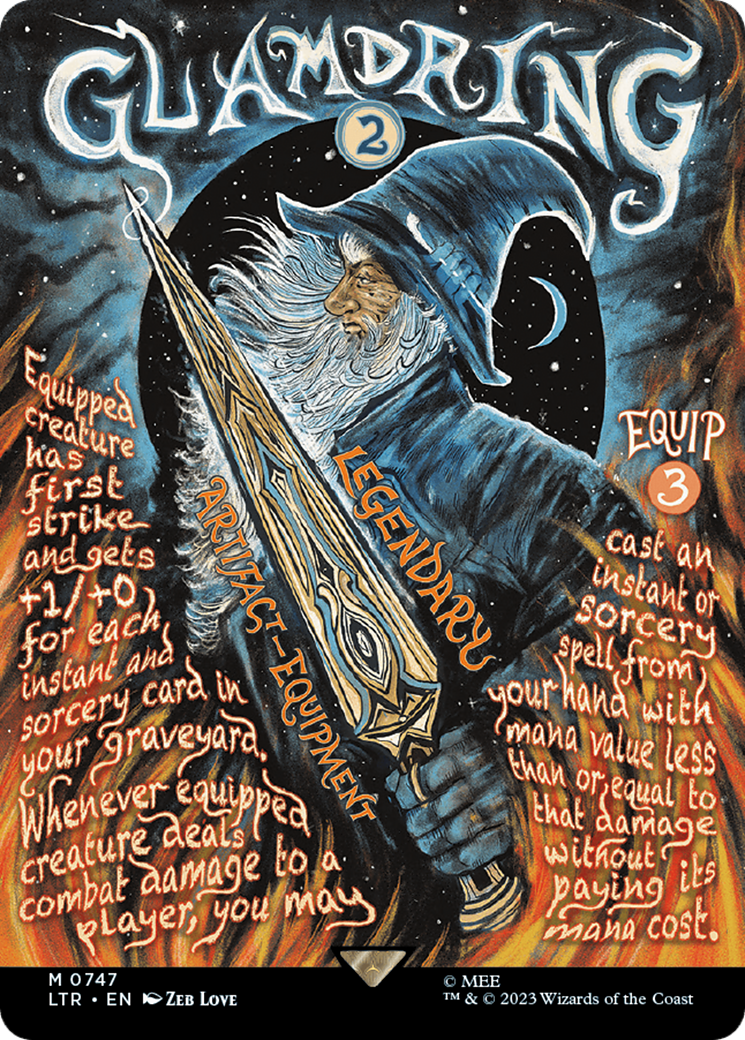 Glamdring (Borderless Poster) [The Lord of the Rings: Tales of Middle-Earth] | RetroPlay Games