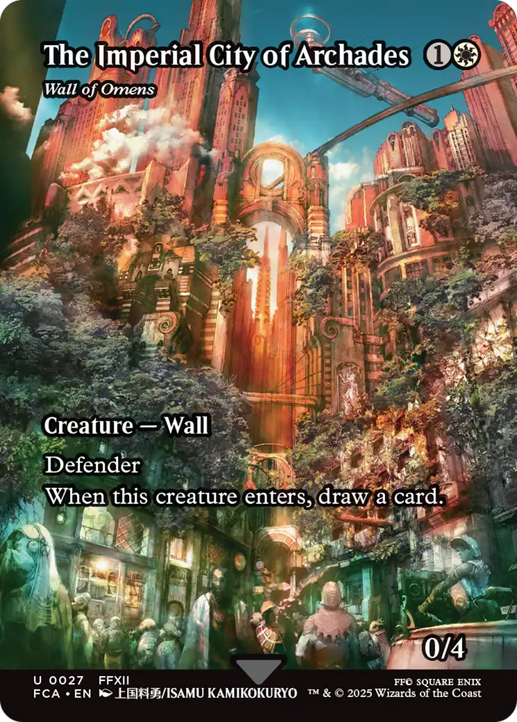 The Imperial City of Archades - Wall of Omens (Showcase) [FINAL FANTASY : Through the Ages] | RetroPlay Games