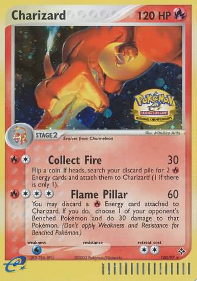 Charizard (100/97) (National Championship 2004) [League & Championship Cards] | RetroPlay Games