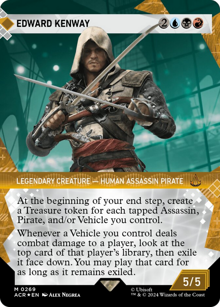 Edward Kenway (Showcase) (Textured Foil) [Assassin's Creed] | RetroPlay Games