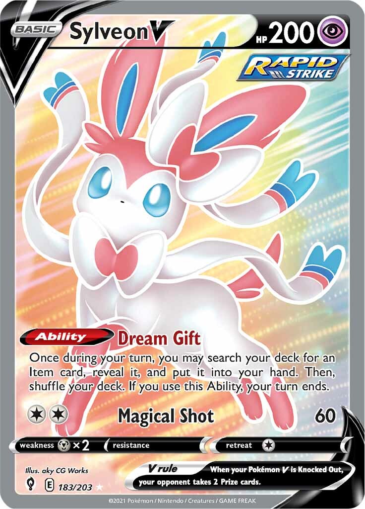Sylveon V (183/203) [Sword & Shield: Evolving Skies] | RetroPlay Games