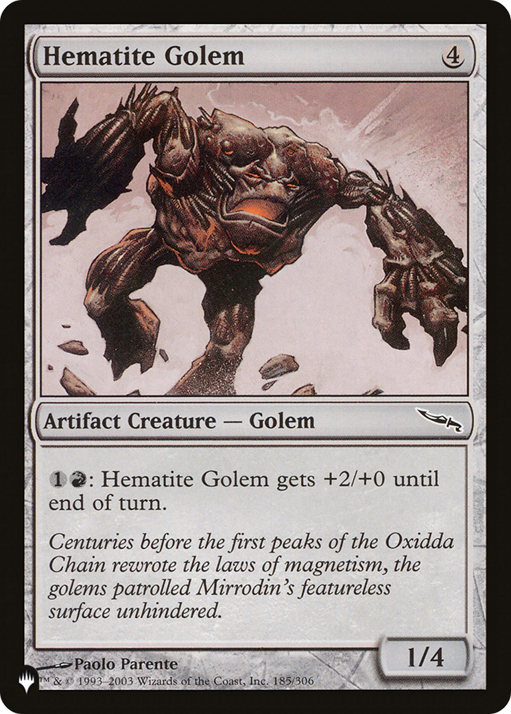 Hematite Golem [The List] | RetroPlay Games