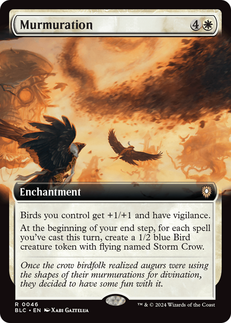Murmuration (Extended Art) [Bloomburrow Commander] | RetroPlay Games